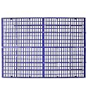 D&amp;C Paws Goat Flooring, Dog Flooring Plastic Slatted Mat Size: 1x3 Feet - Good to Use in Goat Farmin (Blue, Pack of 6 Pcs)