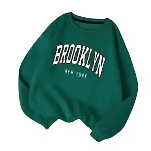 Women Oversized Baggy Sweatshirt Cotton Broken Heart