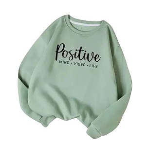 Women Oversized Baggy Sweatshirt Cotton Broken Heart