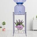 D&amp;V Engineering Metal Water Dispenser Stand, Water Bottle Holder, Plant Stand (Squre, Grey)