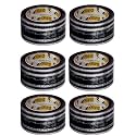 D-fix Amazon Printed Transparent Tape - Black Color -65 Meters in Length - 48mm /(''2") Width - 6 Rolls Per Pack - BOPP Amazon Packing Tape for Ecommerce