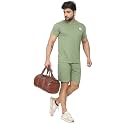D-GREEN Men39s Basic Solid Cotton Round Neck
