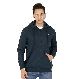 D-GREEN Sweatshirt for Men Stylish Hoodie with