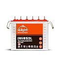 d.light Invasol DLTT17036-150Ah / 12V Red Tall Tubular Inverter Battery for Home, Office, Shops | Higher backups, Low maintenence, Quick Recovery | 60 Months Warranty