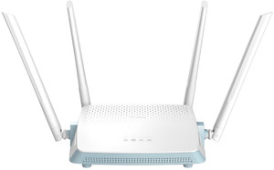 d-link r12 wireless router 24 ghz 5 ghz 1200 mbps wifi speed single band external antenna ethernet cable broadband