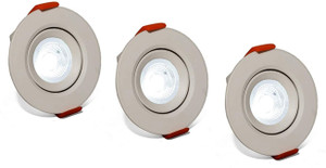 DMak 3 Watt Round White Aluminium Spot