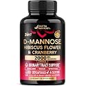 D-Mannose 2000mg w/ Cranberry &amp; Hibiscus - Urinary Tract Health - 120 Caps