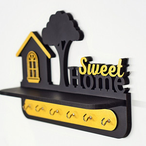 d unique home decor wood key holder