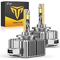 Termitor D1S Bulbs, 6000K Cool White 60000LM High Brightness, IP68 Waterproof Xenon Bulb, 3-Minute Plug N Play, Direct Replacement for 66144 66140 85140 85415, Pack of 2