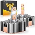 Termitor D5S Light Bulbs, 80,000LM 12X Ultra Bright, 6500K Cool White, IP68 Waterproof, 1:1 HID Direct Fit, Plug and Play, 10-Year Durability, 99% Compatibility D5S Exterior Fog Light Bulbs, Pack of 2