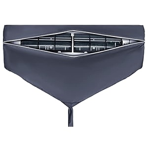 polyester split ac service wash bag cover ac service cleaning cover waterproof indoor unit service cover bag with drain outlet ac service wash bag cover jacket for 15 ton- 2 ton ac grey