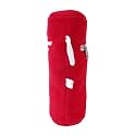 Soft Plush Stretchable Baby Feeding Bottle Cover Easy to Hold Strap and Zip | Suitable for 130 ML-250 ML Feeding Bottle-Dark Pink-Dark Red