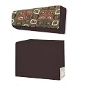 Split AC Cover Set of Indoor and Outdoor Unit for 1.5 Ton Capacity Attractive Digital Prints/Dustproof/Water Resistant (Olive)