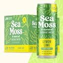 Da Bomb Sea Moss Coconut Water Drink, Lemon Lime, 12 Pack, 11.1 fl oz Cans, 3,300 mg Sea Moss, Electrolytes, No Added Sugar, Non-GMO, Dairy Free, Gluten Free