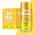 Da Bomb Sea Moss Coconut Water Drink, Mango Lime, 12 Pack, 11.1 fl oz Cans, 3,300 mg Sea Moss, Electrolytes, No Added Sugar, Non-GMO, Dairy Free, Gluten Free