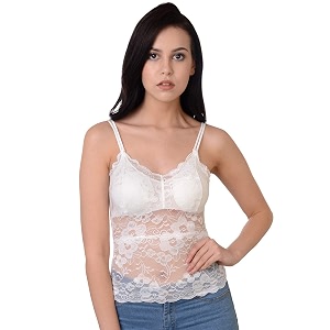 Da Intimo Solid Non-Wired Lightly Padded Bralette