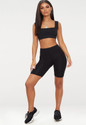 Da Novira Solid Women Black Running Shorts