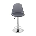 Da URBAN® Valure Height Adjustable &amp; Revolving Bar Stool (Grey)