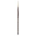 da Vinci Watercolor Series 36Y Paint Brush, Round Harbin Kolinsky Red Sable with Anthracite Hexagonal Handle, Size 1