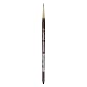 da Vinci Watercolor Series Paint Brush, Round Harbin Kolinsky Red Sable with Black Handle, Size 0 (1526Y-0)