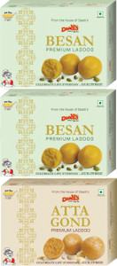Daadis Besan Atta Gond Laddoo Pure Ghee