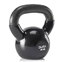 DAARA Vinyl Kettlebell (Black Series Premium Half Coating Vinyl Kettlebell 2KG to 48KG Proudly Made in India) (30 KG (66.13 LBS))