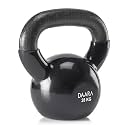 DAARA Vinyl Kettlebell (Black Series Premium Half Coating Vinyl Kettlebell 2KG to 48KG Proudly Made in India) (28 KG (61.72 LBS))