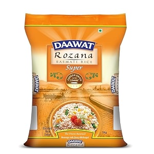 Daawat Basmati Rice Rozana Super 1kg
