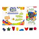 dabble Colouring Pages for Toddlers and Kids | Paint & Wipe Set for Kids | Animal Painting Sheets | Story-Inspired Scenes | Art & Craft Activity | Preschool Birthday Return Gift | Ages 3+