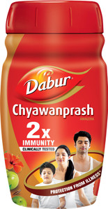 dabur chyawanprash awaleha  2x immunity  clinically tested  1 kg