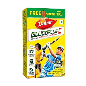dabur glucoplus c instant energy drink lemon - 500 gm