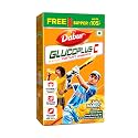 Dabur GlucoPlus-C Instant Energy Glucose Juicy &amp; Tasty Mango Flavour - 500g (with Sipper Free) | Glucose Replenishes Energy | Mango Flavoured Glucose in every sip | Vitamin C helps Boosts Immunity | Calcium Supports Bone 