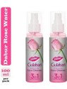 Dabur Gulabari Rose Water for glowing skin Men & Women (200 ml) (100*2) Men & Women