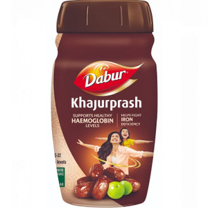 dabur khajurprash - supports healthy haemoglobin levels  helps fight iron deficiency