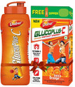Dabur New GlucoPlus C Orange Instant Energy Boost Sports Drink (1000 g, Orange Flavored)