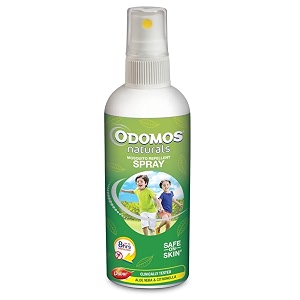 dabur odomos naturals mosquito repellant spray - 200ml 100ml x 2  protection from mosquitoes  clinically tested amp pediatrician certified  8 hours protection  protection against dengue malaria amp chikungunya