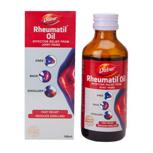 dabur rheumatil  effective relief from joint pains  reduces swelling  100 ml