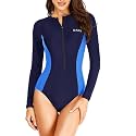 Daci Women One Piece Long Sleeve Swimsuits