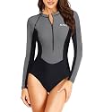 Daci Women One Piece Long Sleeve Swimsuits