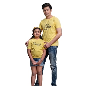 Dad Daughter Combo T-Shirts Best Dad Ever