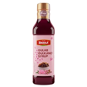 dadaji gulab gulkand syrup  750ml  rose gulkand sharbat  sweet amp cooling drink  instant refreshing summer beverage