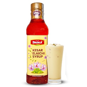 dadaji kesar elaichi syrup  750ml  mixer for kesar elaichi mocktails cocktails drinks amp juices  summer sharbat