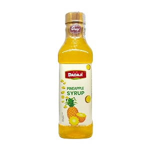 dadaji pineapple syrup  1ltr  mixer for pineapple mocktails cocktails drinks amp juices  summer sharbat