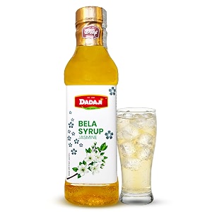 dadaji bela jasmine syrup  750ml  mixer for bela jasmine mocktails cocktails drinks amp juices  summer sharbat