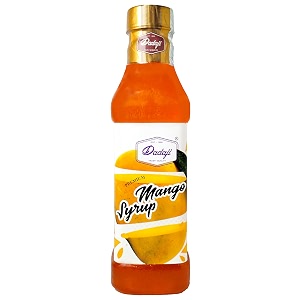 dadaji ripe mango syrup - instant refreshing summer drink - mixer for mocktails cocktails drinks juices beverages 750ml