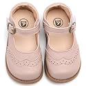 DADAWEN Girl's Classic Mary Jane School Uniform Shoes Flat Dress Shoes