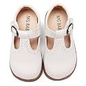 DADAWEN Girl's Classic Mary Jane School Uniform Shoes Flat Dress Shoes