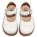 DADAWEN Girl's Classic Mary Jane School Uniform Shoes Flat Dress Shoes