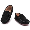 DADAWEN Kids' Soft Suede Slip On Loafers