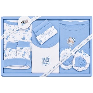 daddy - g new born unisex baby39s gift set -13 pieces blue